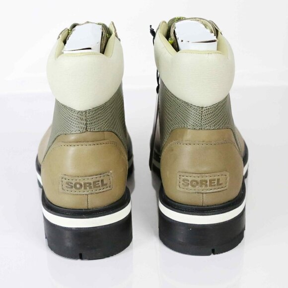 NWT! Sorel Lennox Hiker STKD Waterproof in Stone Green, Laurel Leaf, Size 11 - Picture 9 of 12